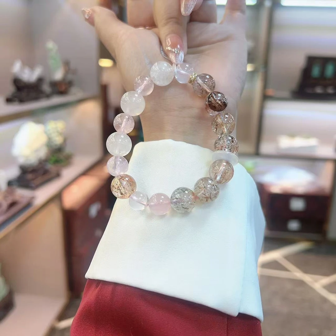 2409251557 XQ 水晶超星光粉手串 024-058 （多样性发其一）