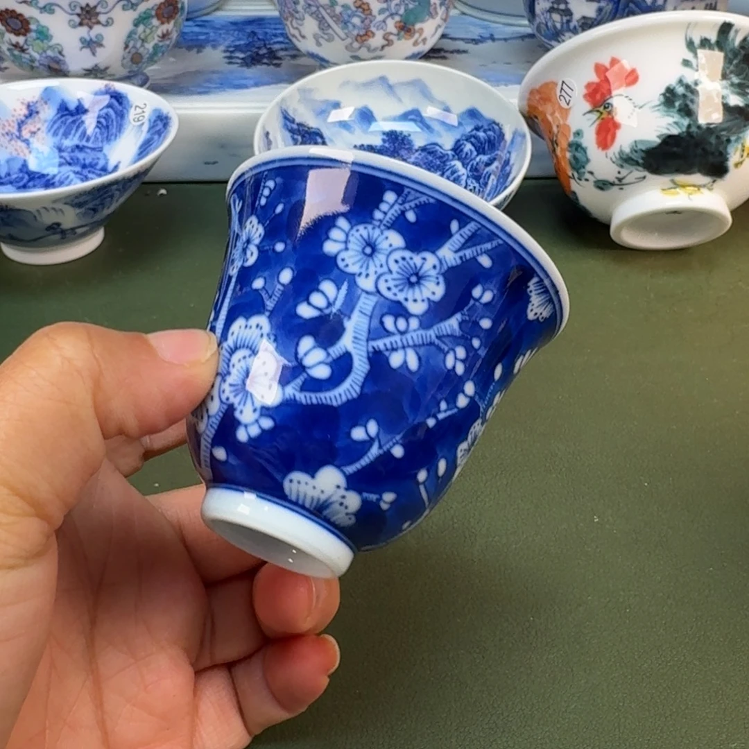 陶瓷景德镇纯手绘茶具圆圆214