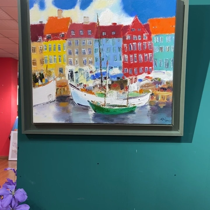 肥***宝油画田义老师作品