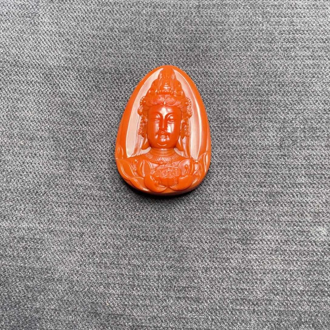 南红玛瑙未镶嵌颈饰