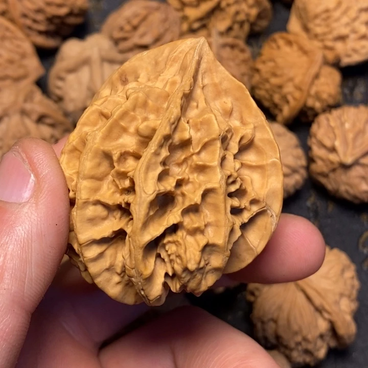 文玩核桃吊坠芒*?文玩核桃异形单只