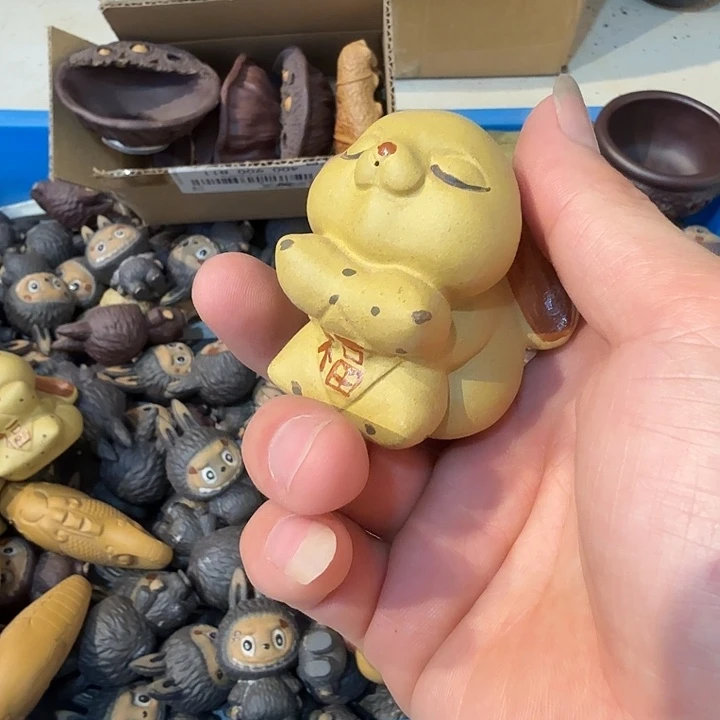 紫砂茶宠雕塑瑕疵茶宠