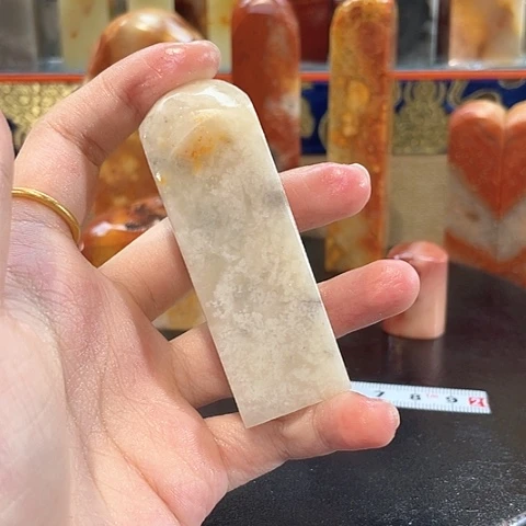 寿山石印石宫**灯寿山石印石