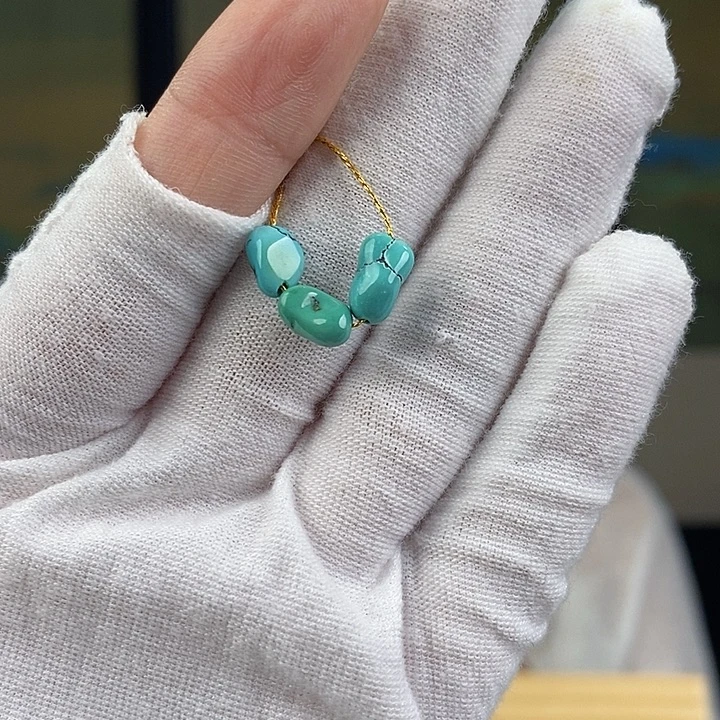 未镶嵌绿松石珠宝奇石