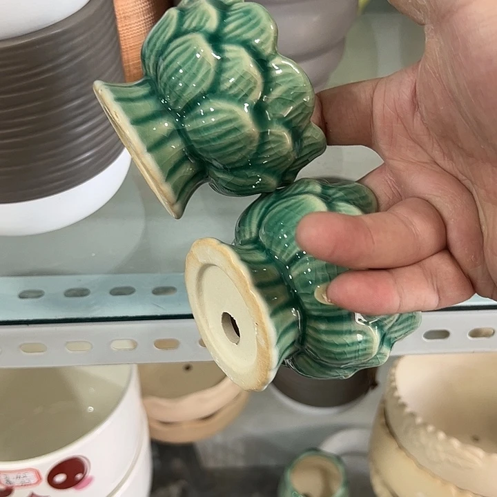 微瑕陶瓷花盆满9.9发