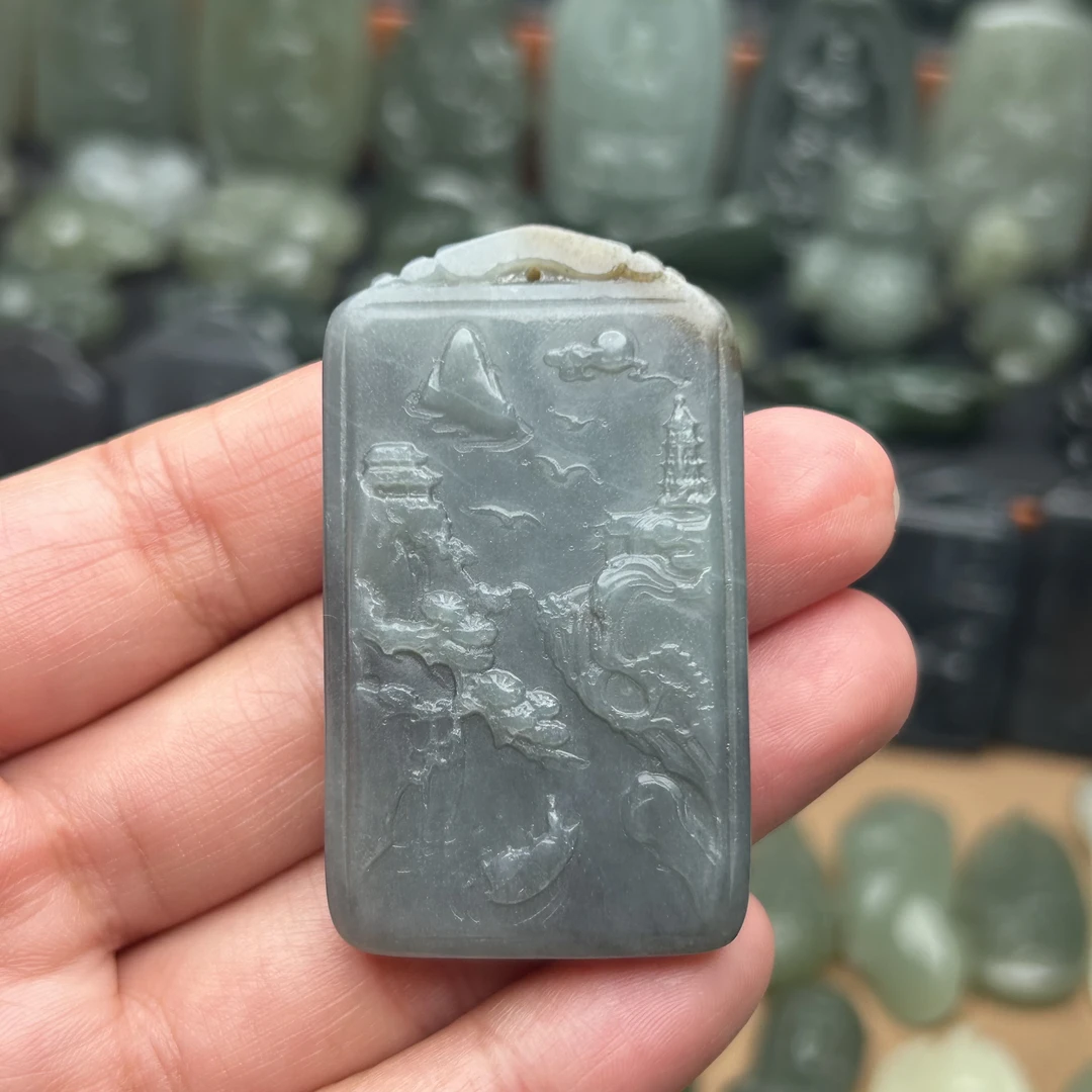 精品和田玉玉挂件