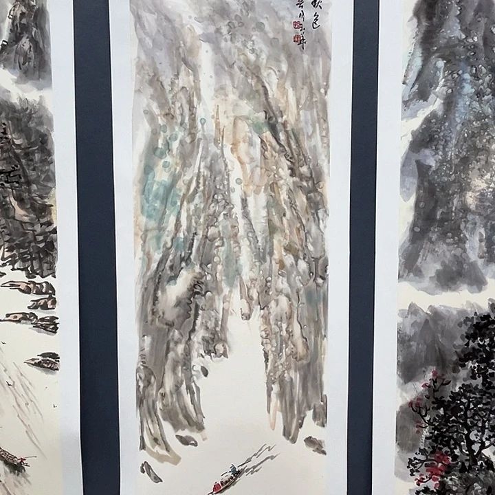 国画芭**屋三尺对开孙玉华