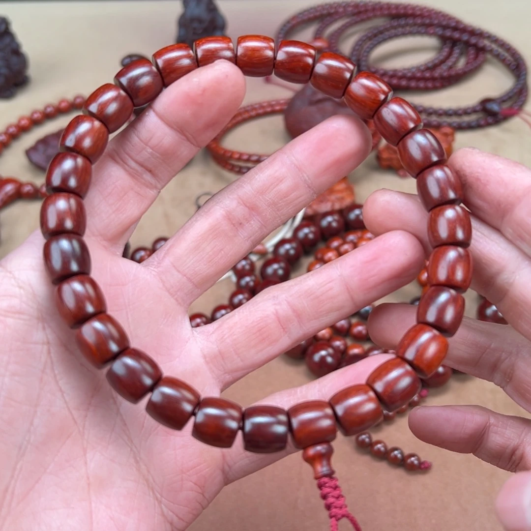 檀香紫檀（小叶紫檀）手串/手链11.5x12直切手持，298