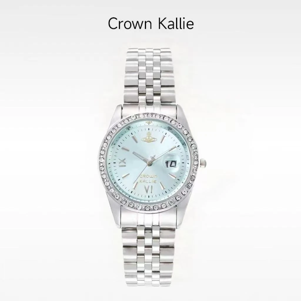 【小CK】西太联名正品手表女士土星元素碎冰蓝周年限定腕表ck8117