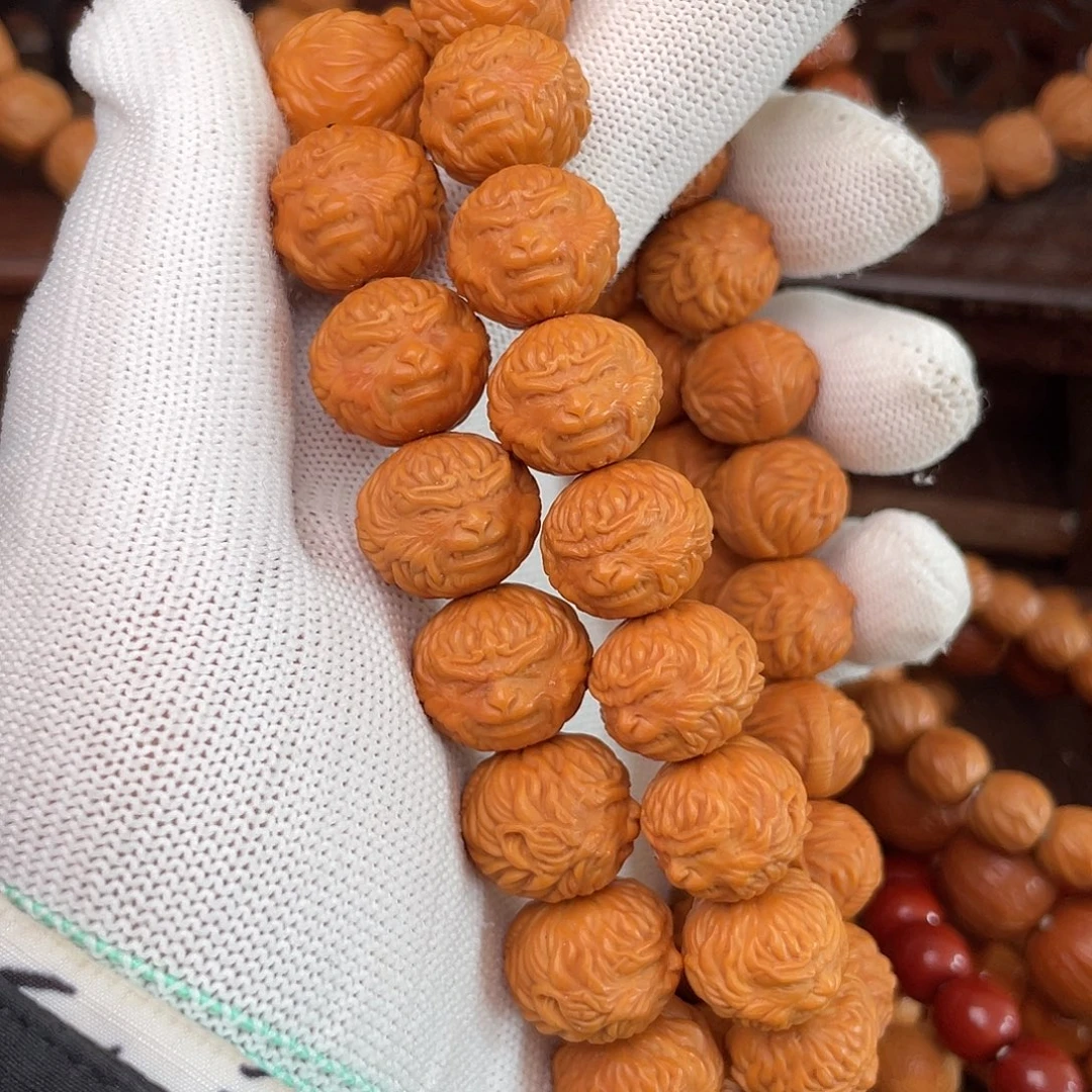 ༄***࿐猴头核桃吊坠大圣