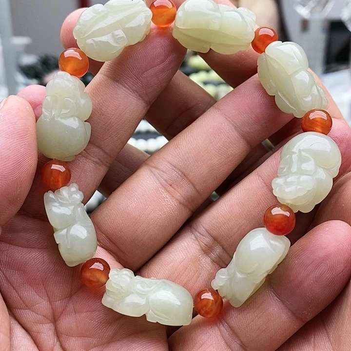 【闪购商品】手链未镶嵌和田玉貔貅