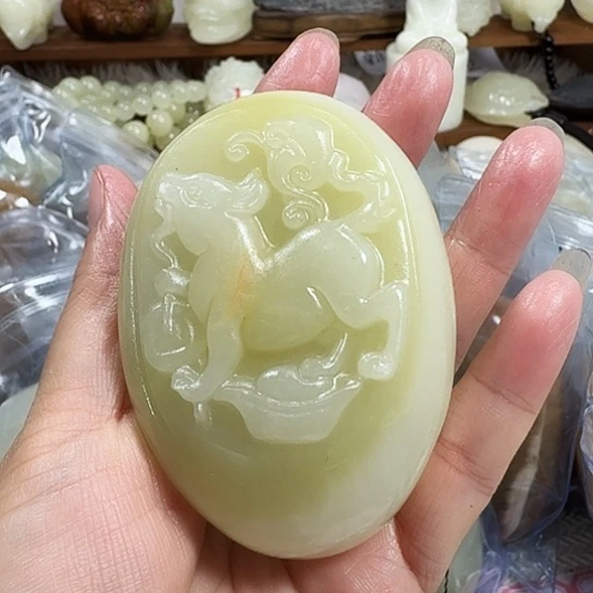 快****砖雕石头手把件石头手把件不退不换