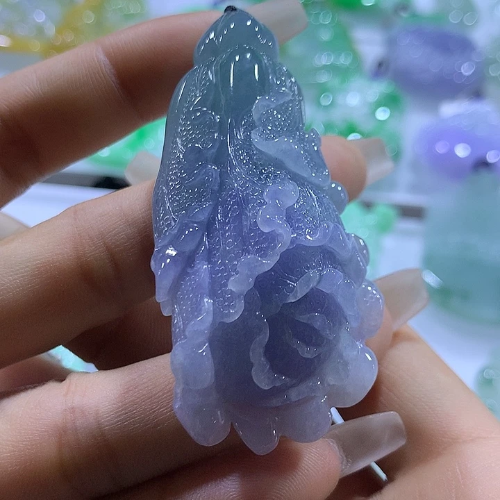 翡翠未镶嵌颈饰天然翡翠A货吊坠