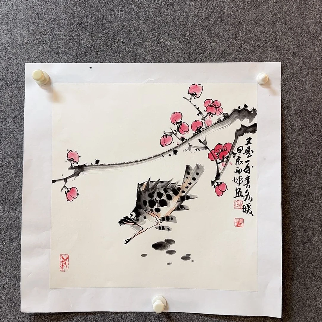 国画邢坤老师手绘作品