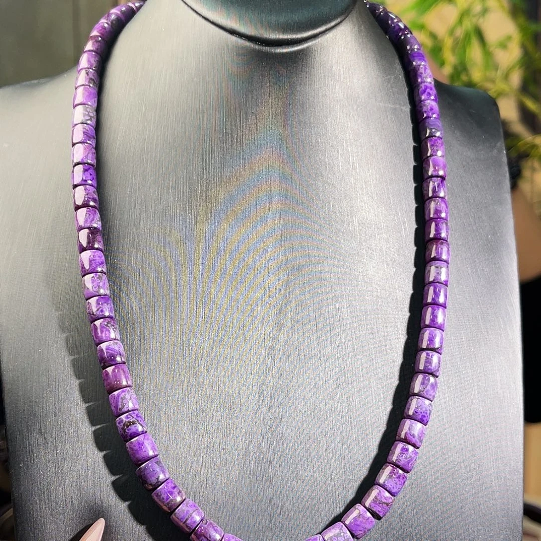 苏纪石（舒俱来）未镶嵌南非老矿料项链k金