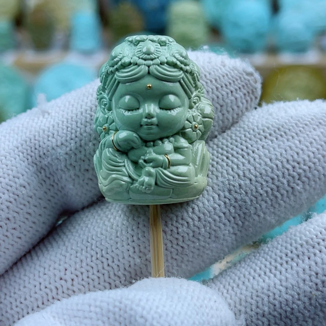 绿松石未镶嵌珠宝奇石