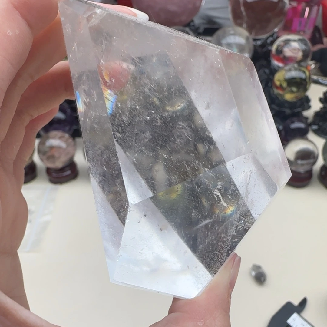 水晶未镶嵌摆件b849