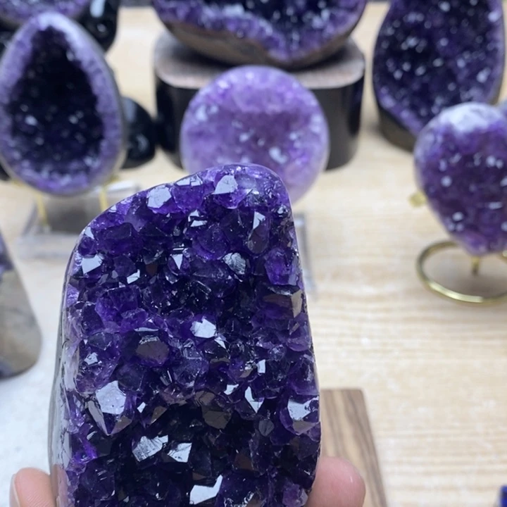 未镶嵌珠宝半成品紫晶