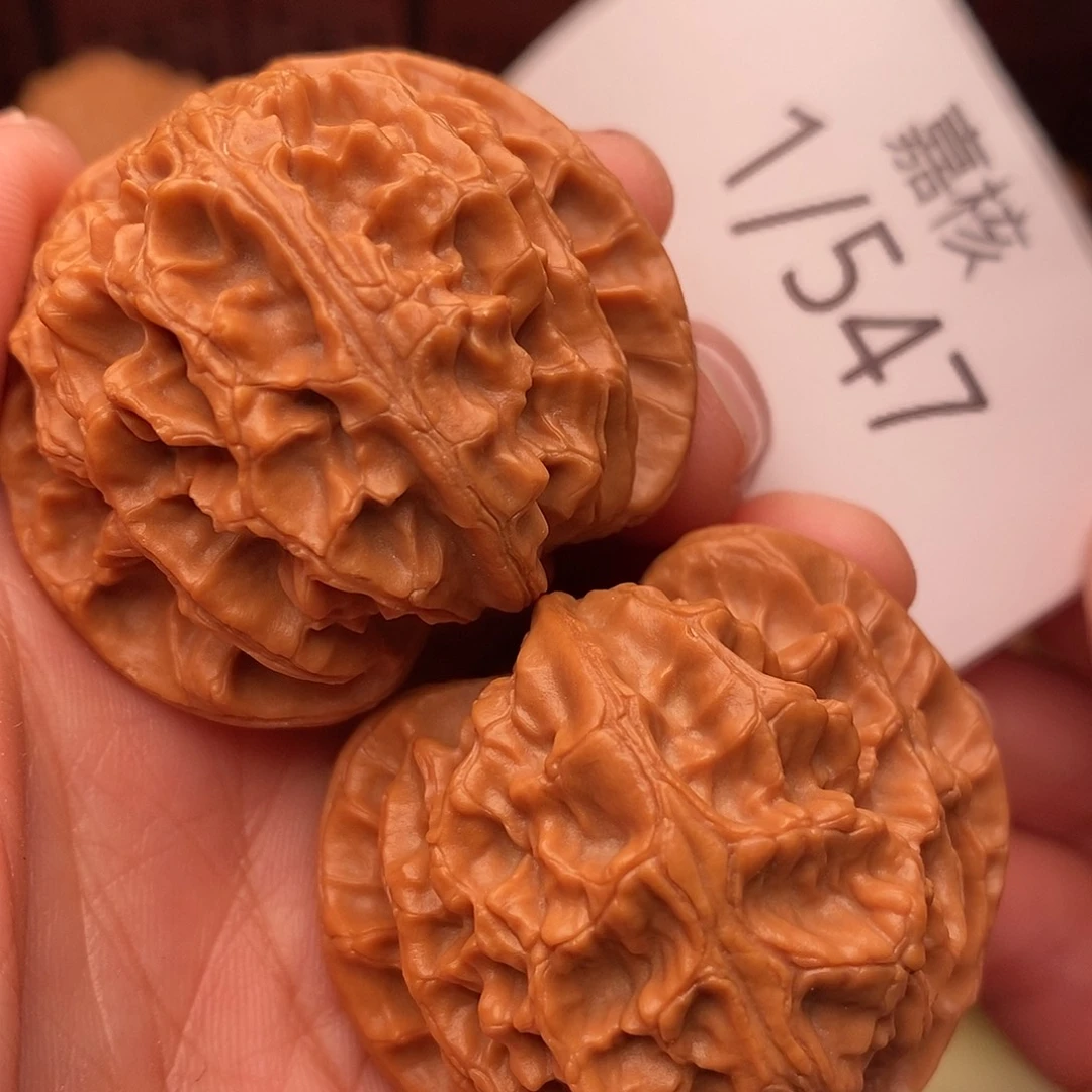 落***节把件文玩核桃41苹果园