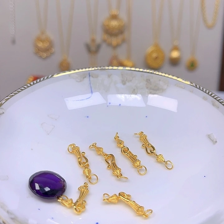 紫晶颈饰银S925镶嵌紫晶925镶嵌184