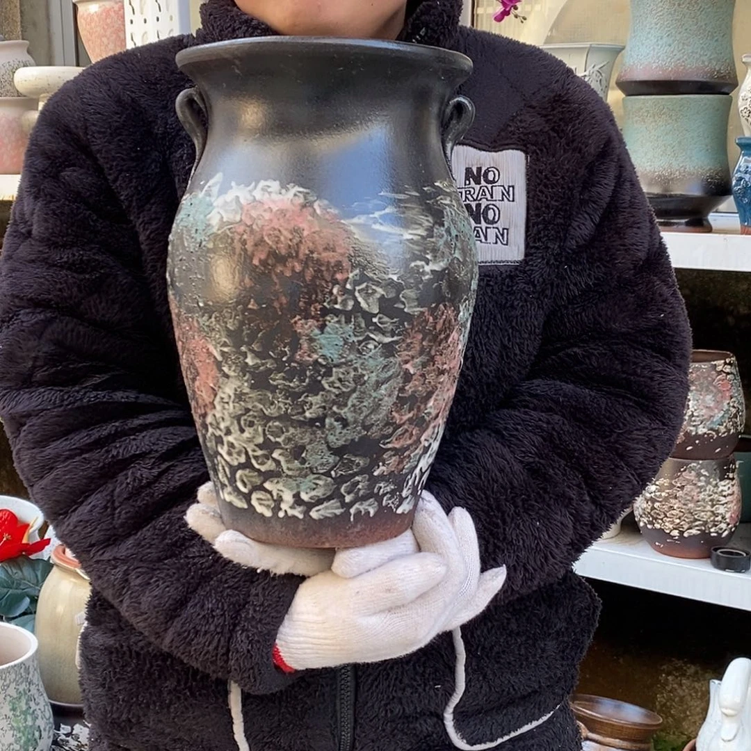 紫砂花盆口20高32福利