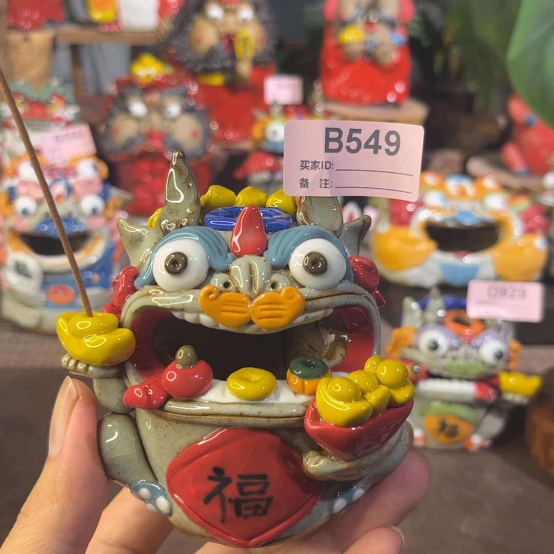 S***柜泥塑纯手工茶宠摆件