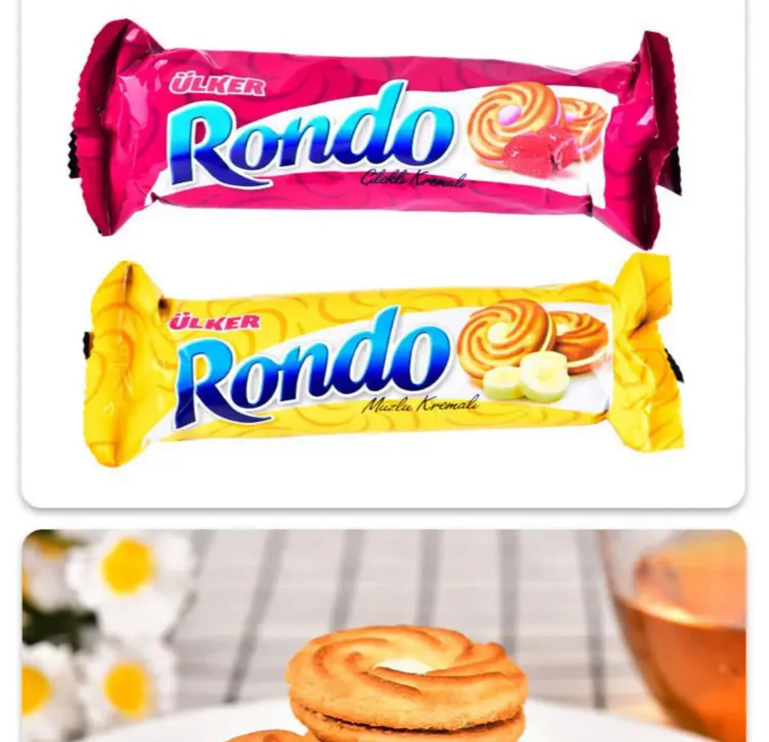 优客牌ulker rondo土耳其进口夹心饼干61克