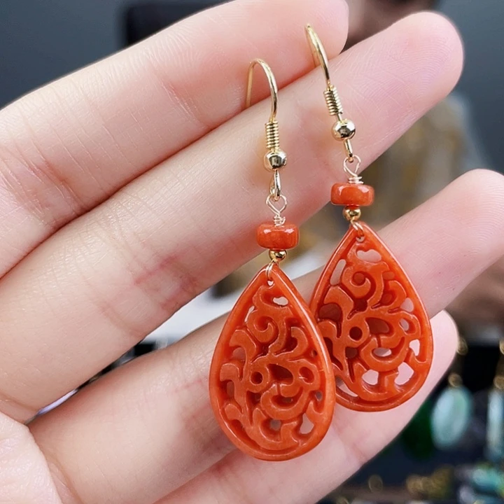 翡翠耳饰未镶嵌饰品