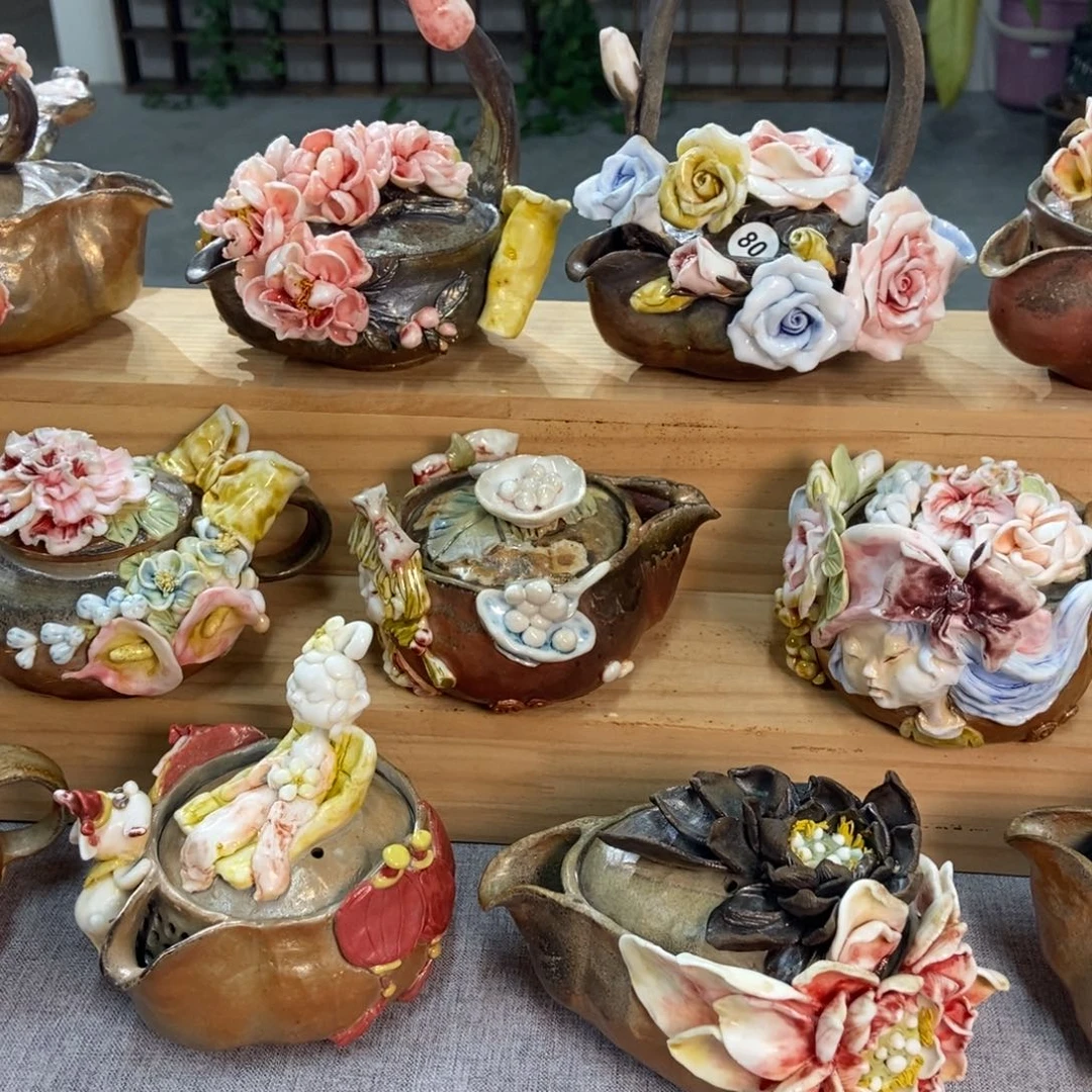纯手工纯柴烧精品茶具