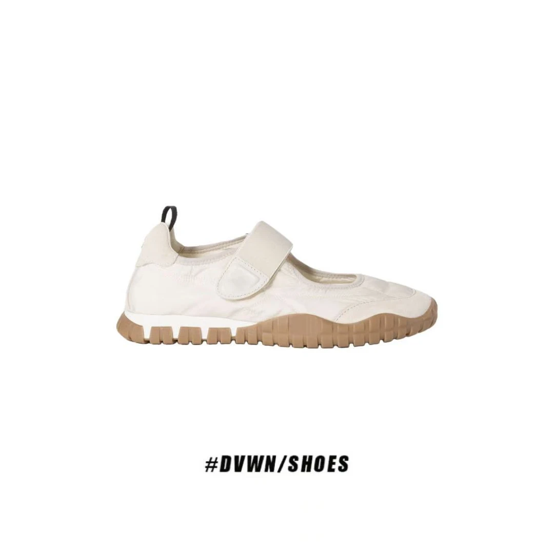 DVWN【简约风】新款prelude厚底休闲单鞋女魔术贴德训鞋玛丽珍鞋