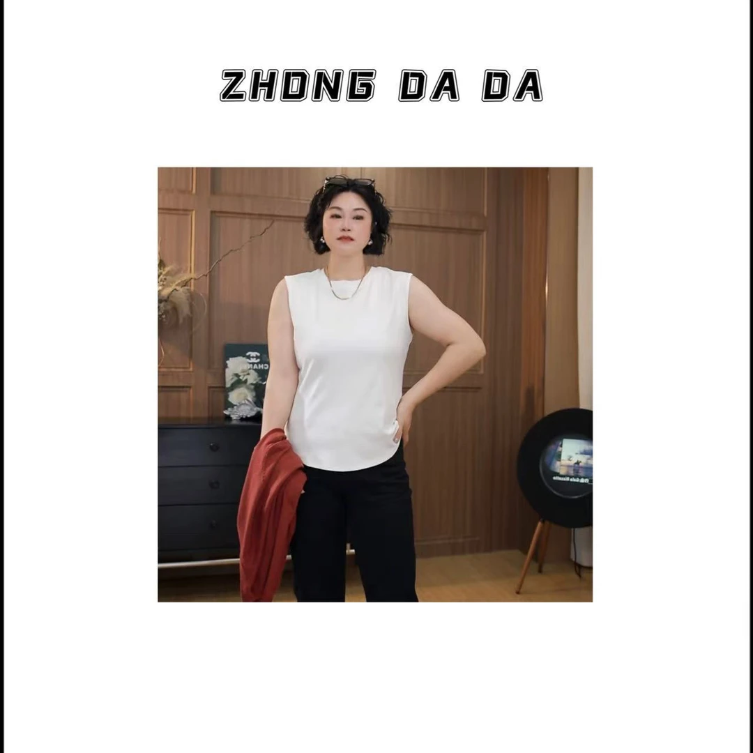 ZHONG大大【】2025秋季新款休闲百搭无袖背心显瘦舒适内搭615