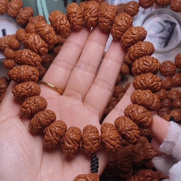 手串文玩核桃龙纹桃核