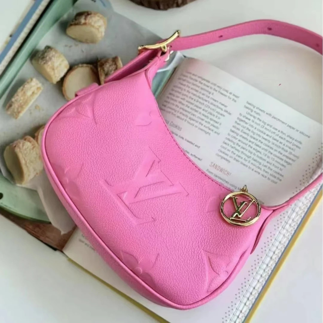 99新 LouisVuitton/路易威登 专场/粉色mini moon 手提包