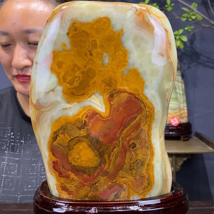 石材精品古青石摆件