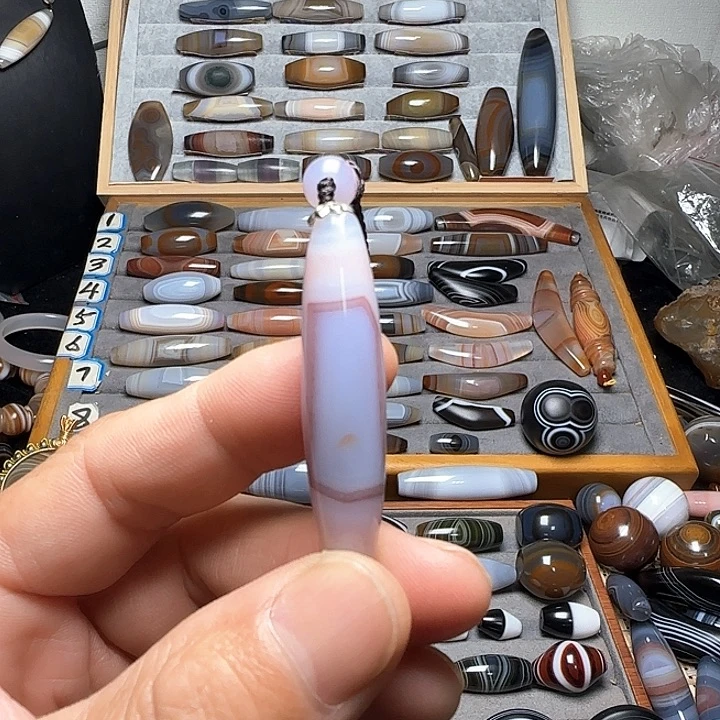 玛瑙/玉髓未镶嵌吊坠(不含链)