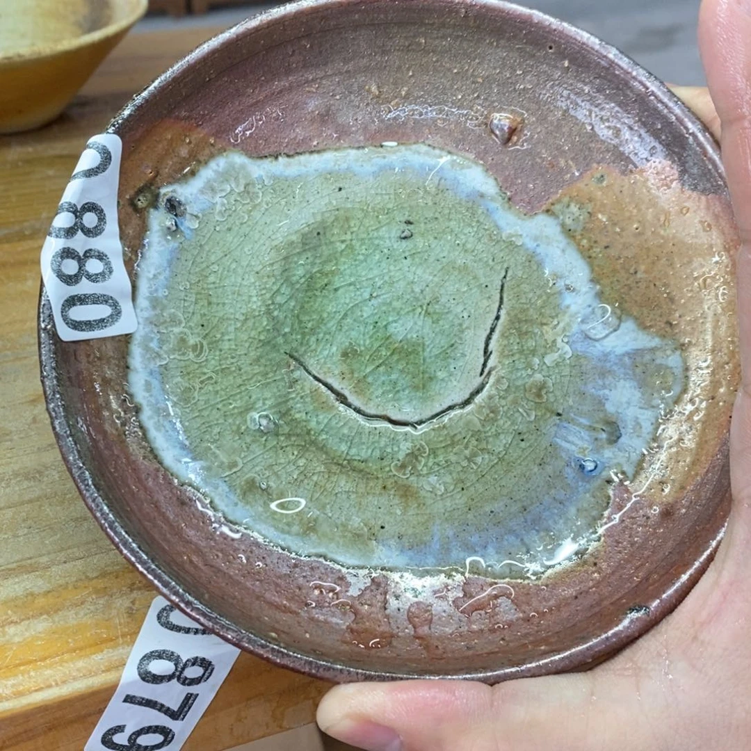 陶园柴烧，精品高货880瑕摆件