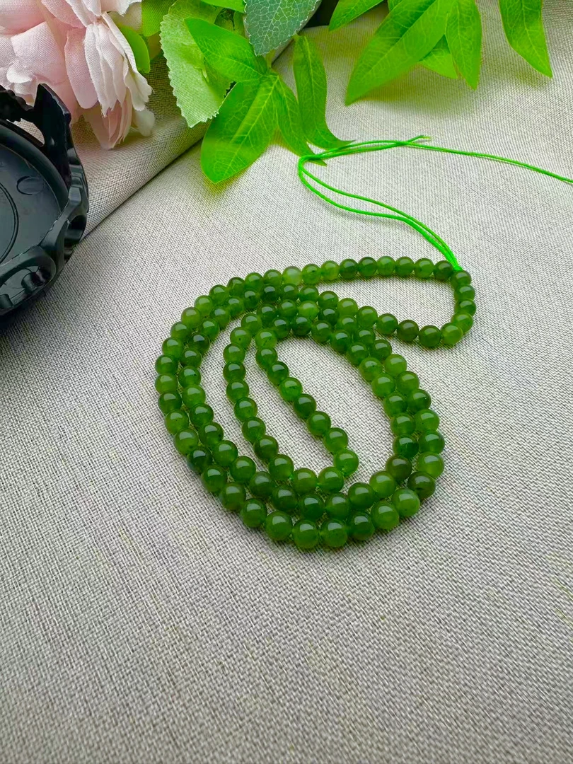 纯天然俄料卡5和6细微黑点珠链时尚个性气质款