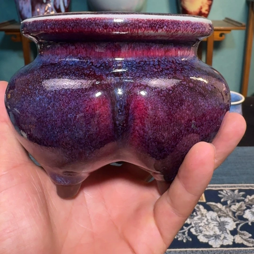 漱***砂摆件入窑一色，出窑万彩