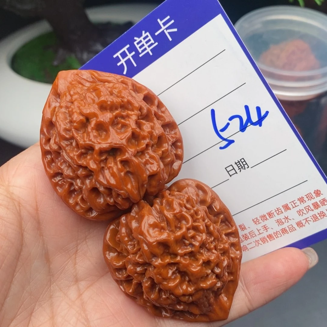 文玩核桃把件42官帽524