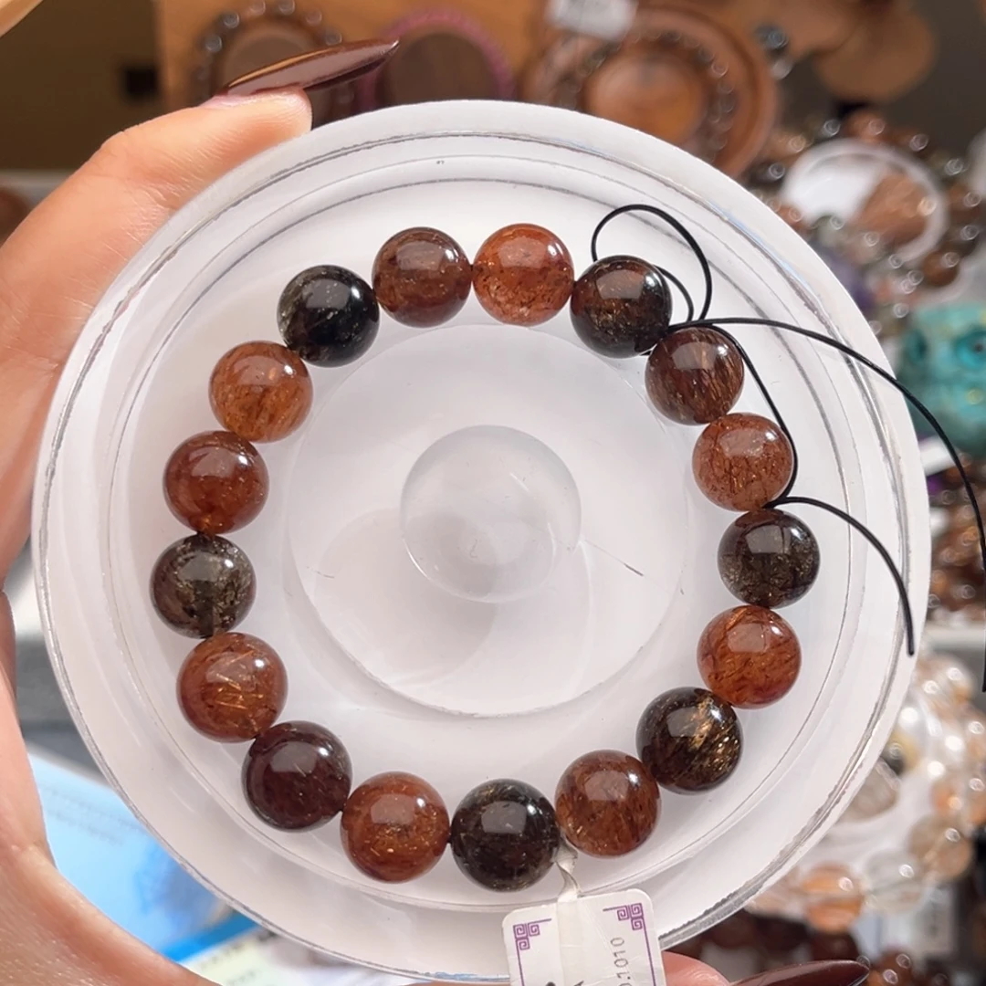 水晶手链未镶嵌黑金超七11