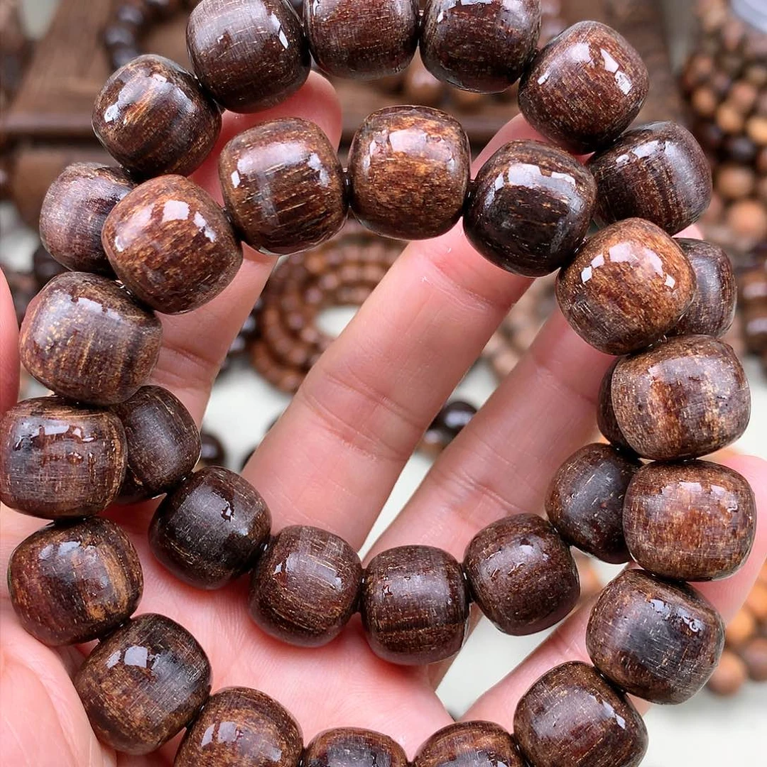 【闪购商品】贡木其他巴贡黑油虎珀13*14粗磨发其中一个