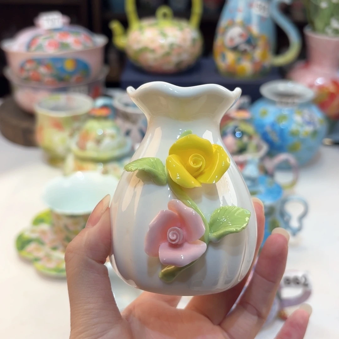 景德镇手绘高温釉下彩陶瓷茶具
