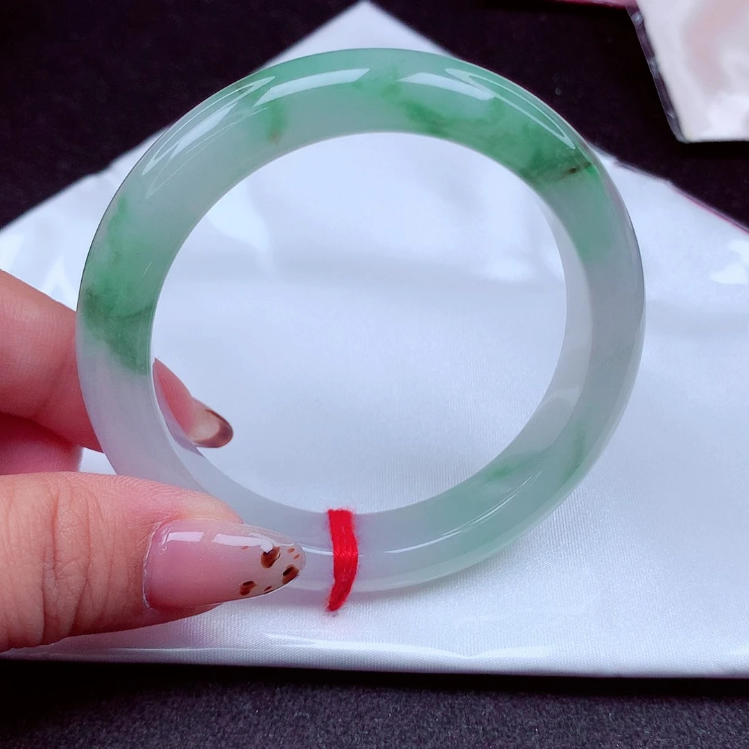 翡翠未镶嵌手镯天然缅甸翡翠A货玉手镯