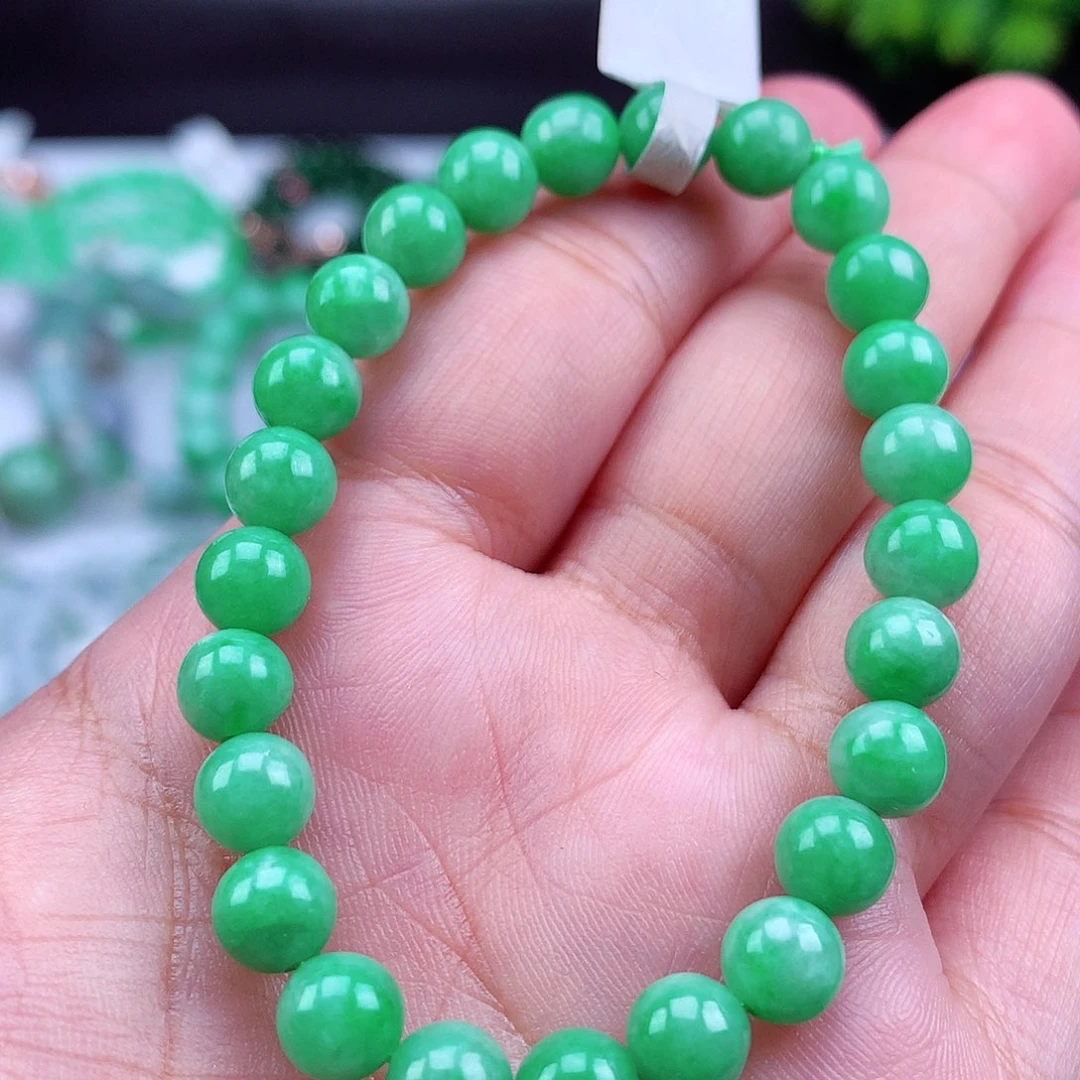 未镶嵌手链翡翠手串