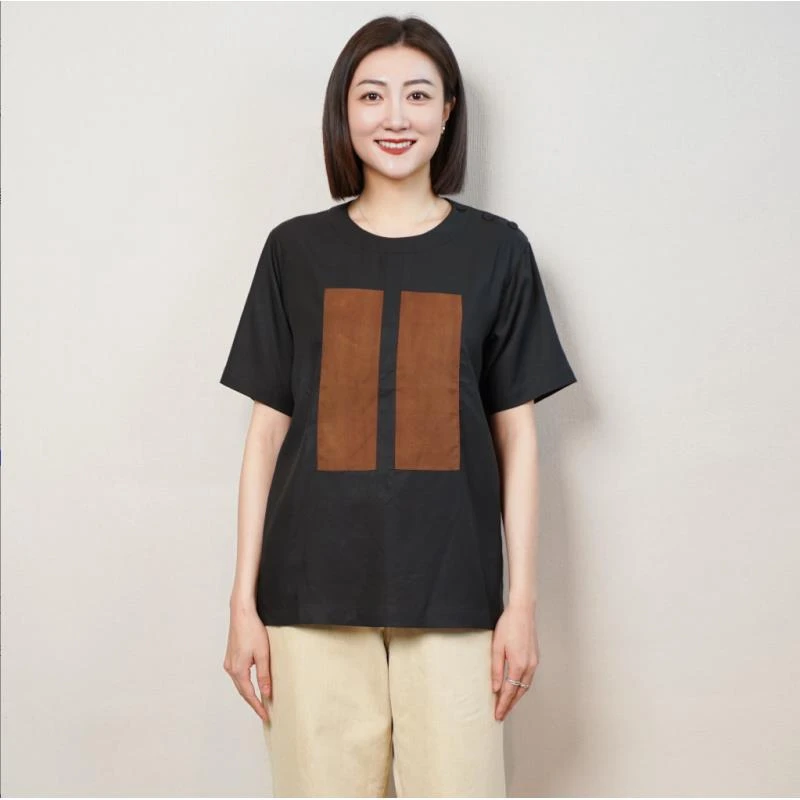 【栖香锦】“我有一瓢酒，可以慰风尘”设计师款 新中式 上衣