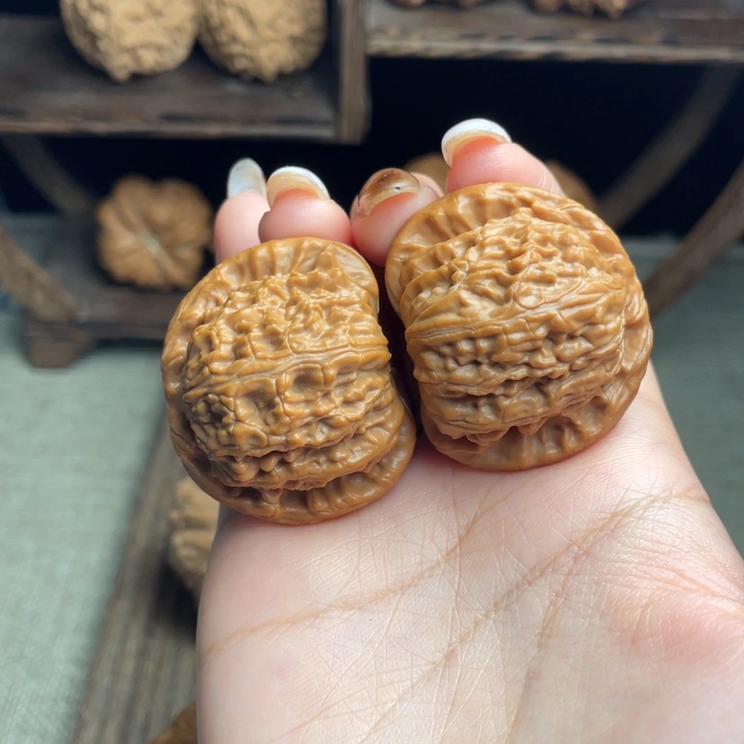 小****吊坠文玩核桃白狮子39