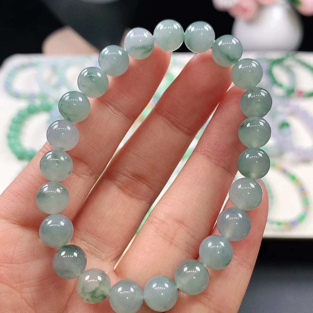 翡翠未镶嵌手链8mm