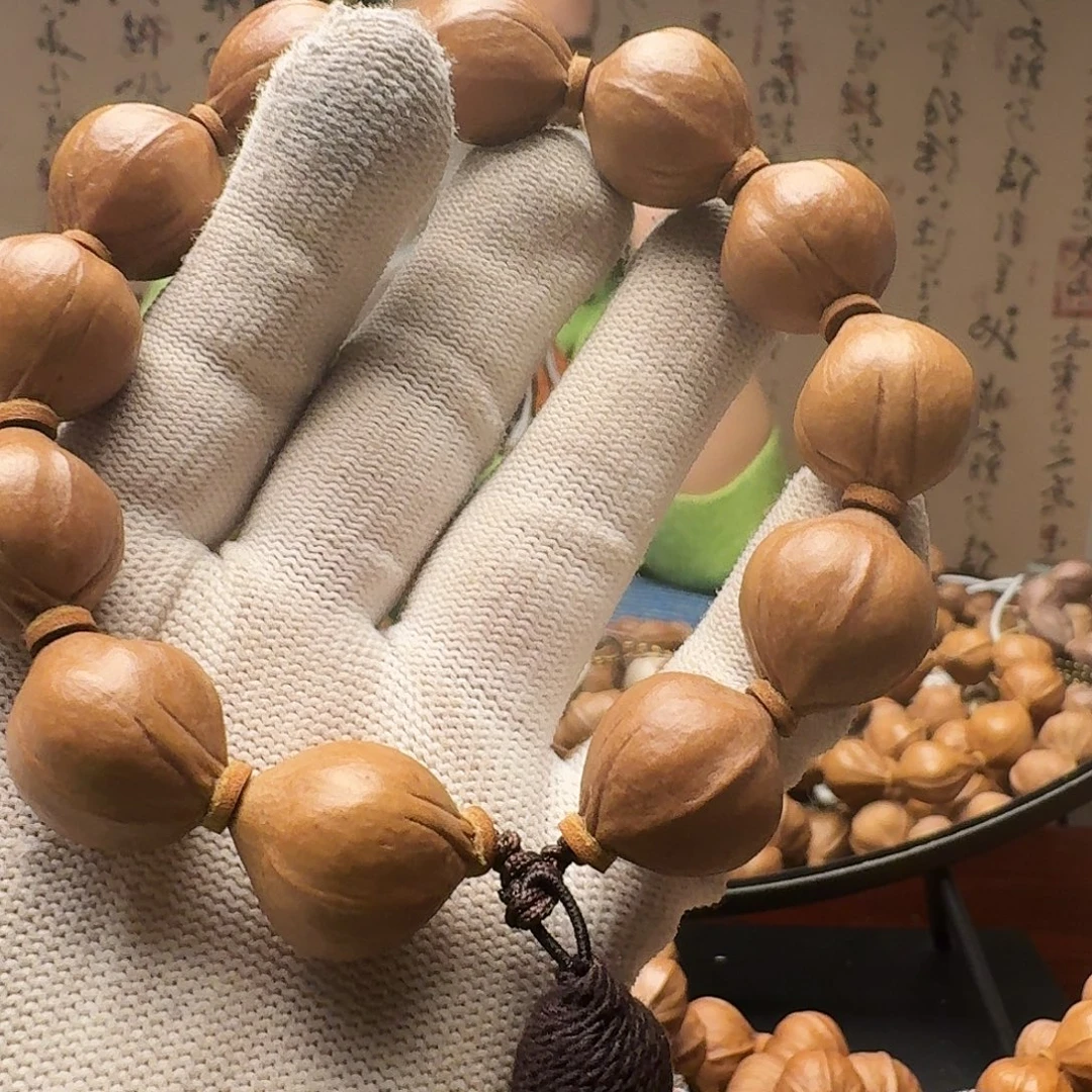 橄榄核把件梅林小圆