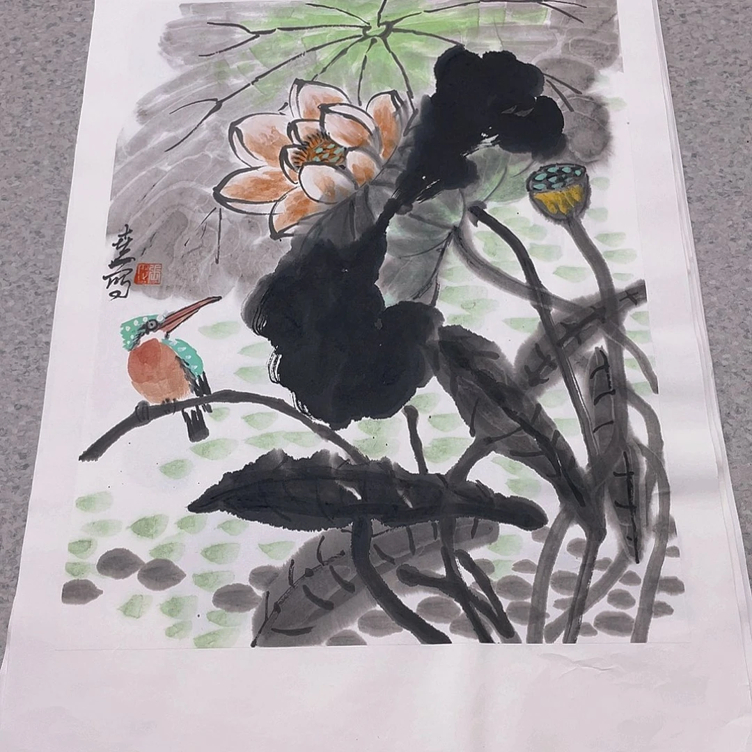 国画1.4平尺国画作品