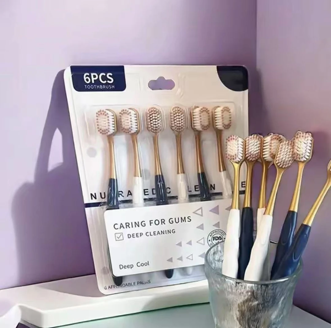 高档宽头软毛牙刷清洁口腔保护牙龈家用